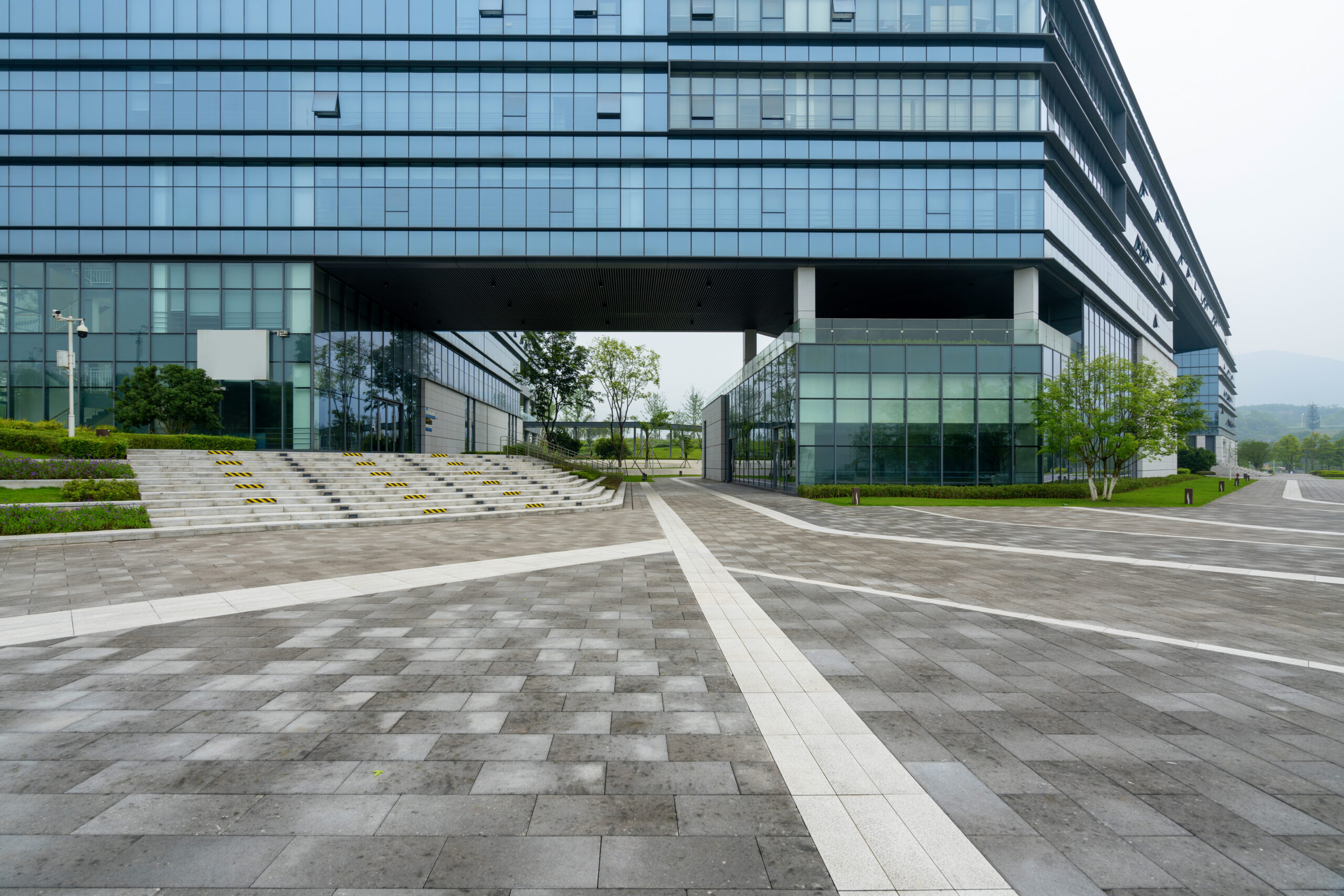 Modern office park building in the Woodmead corporate precinct