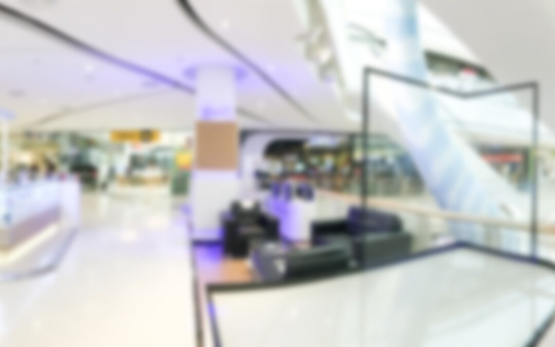 Shopping centre interior protected by retail security guarding