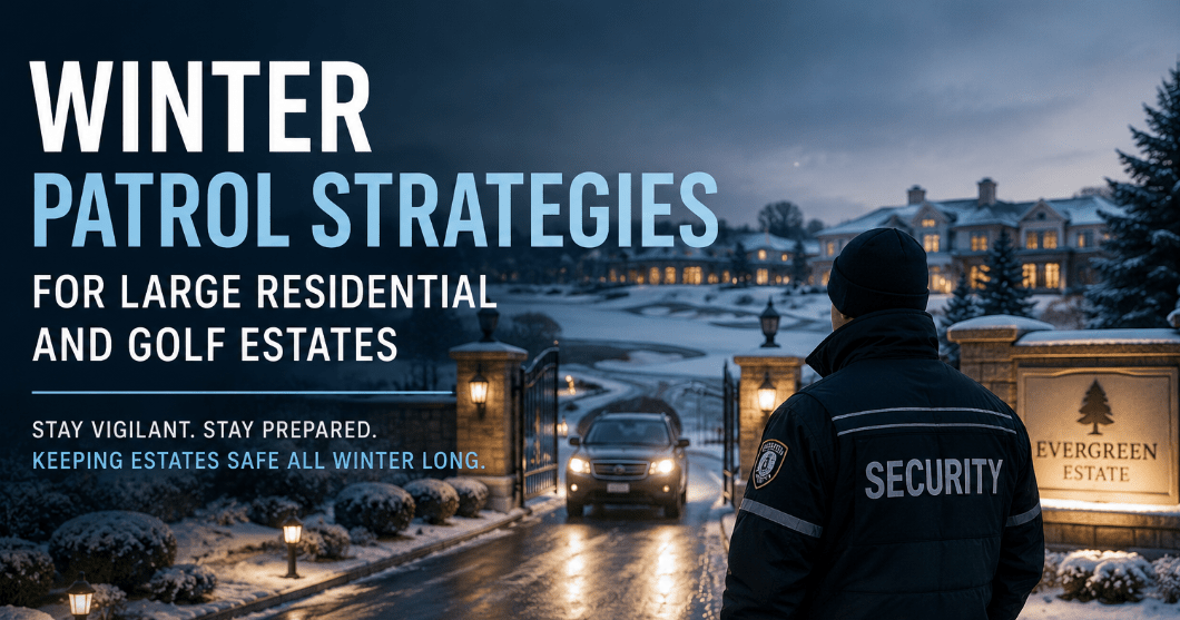 Winter Patrol Strategies for Large Residential and Golf Estates
