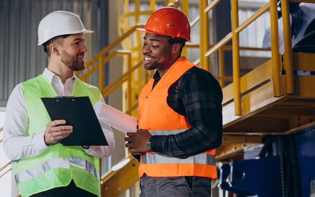 Operations manager inspecting a site to validate a security provider before signing